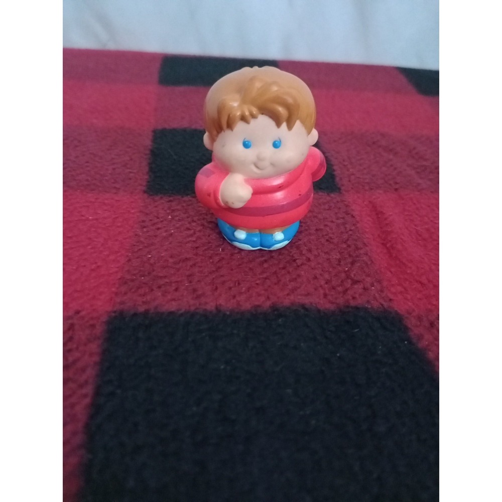 Little Tikes Chunky People Chad Red Stripe Shirt